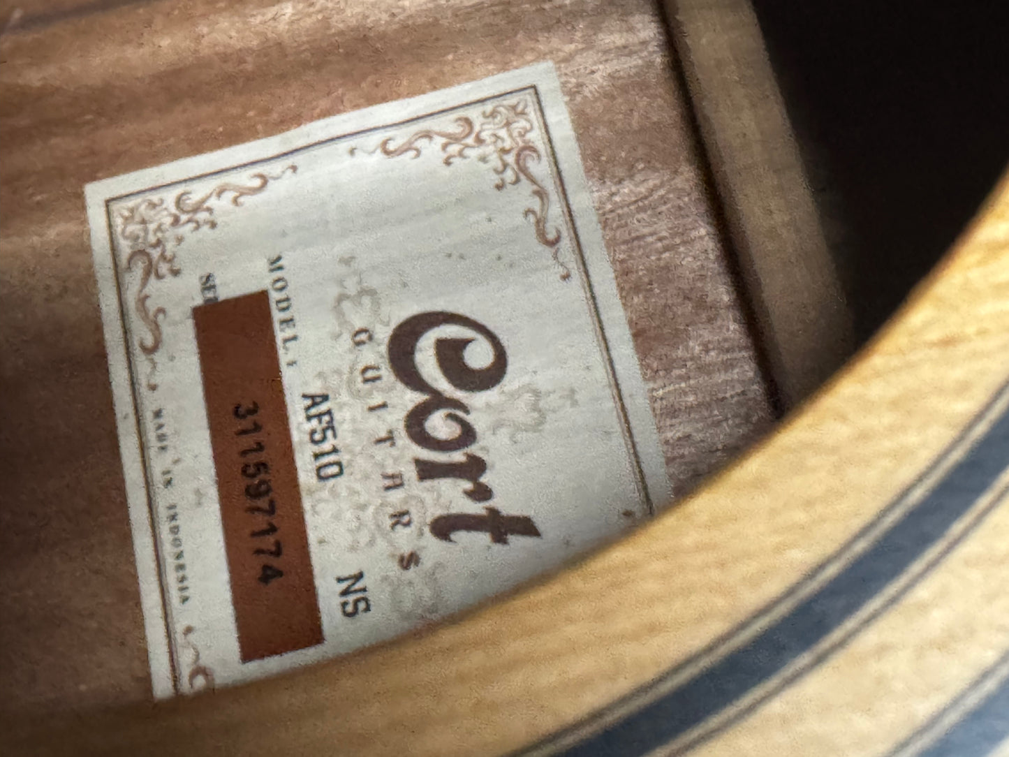Cort Acoustic Guitar Concert size.
