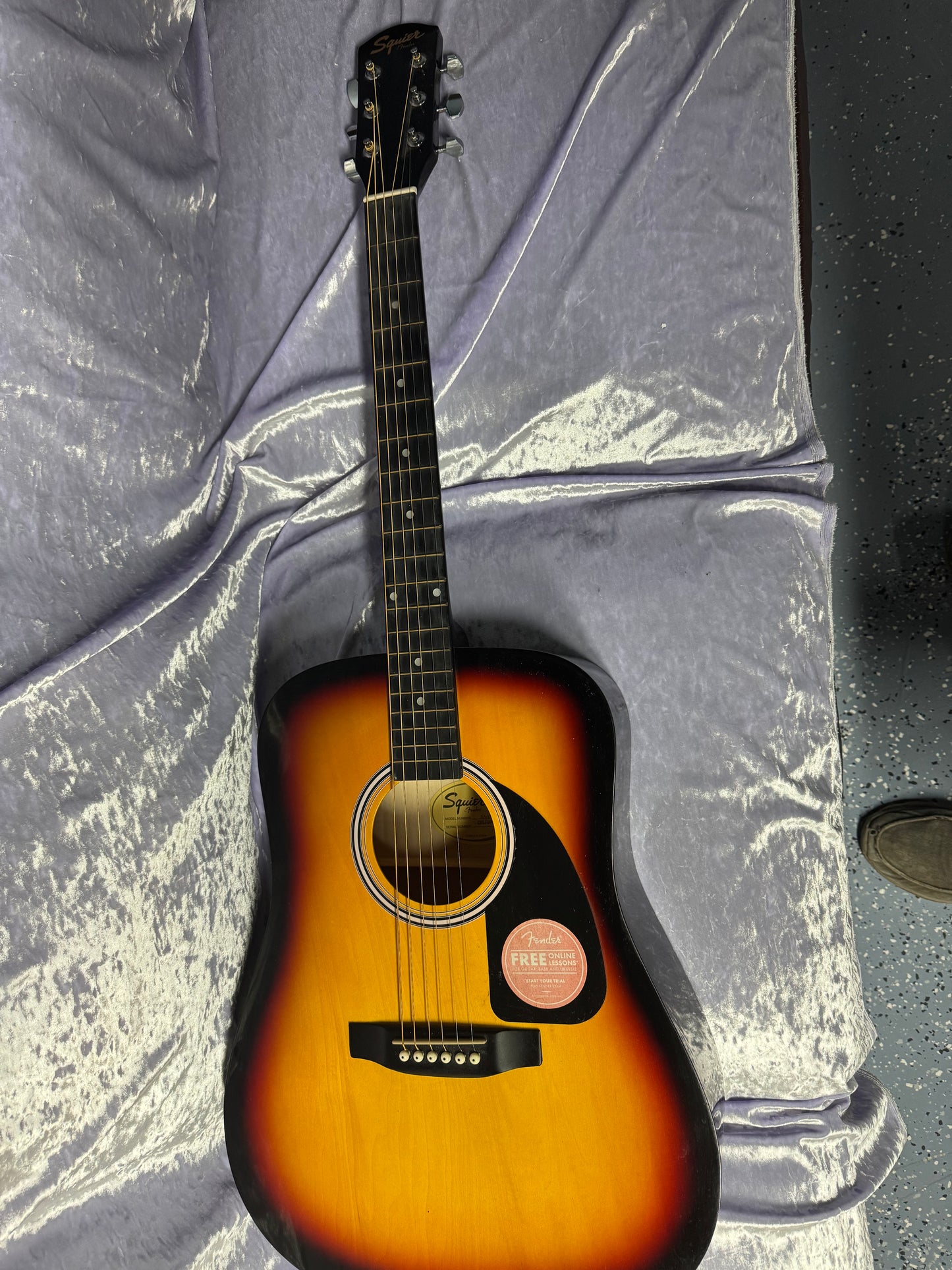 Acoustic Guitar repaired and setup.
